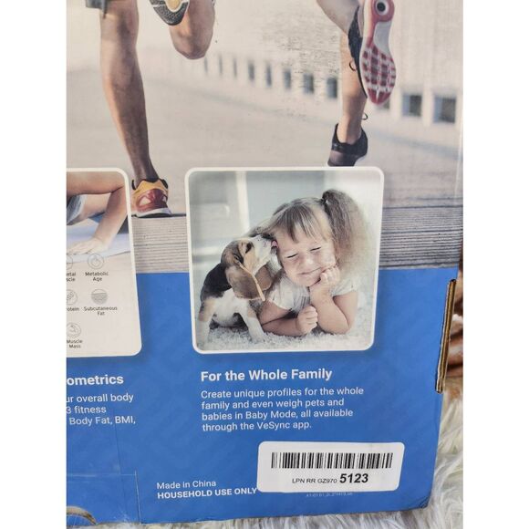 Etekcity Smart Fitness Scale Fit ESF-551 Bluetooth Compatible #B10 - Picture 5 of 6